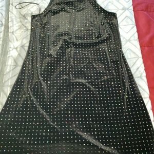 Must have little black dress w/rhinestones